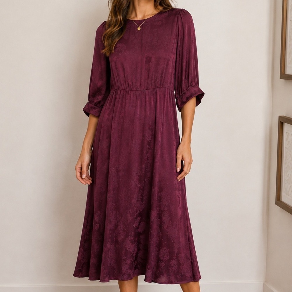 Banana Republic Plum Midi Maxi Dress